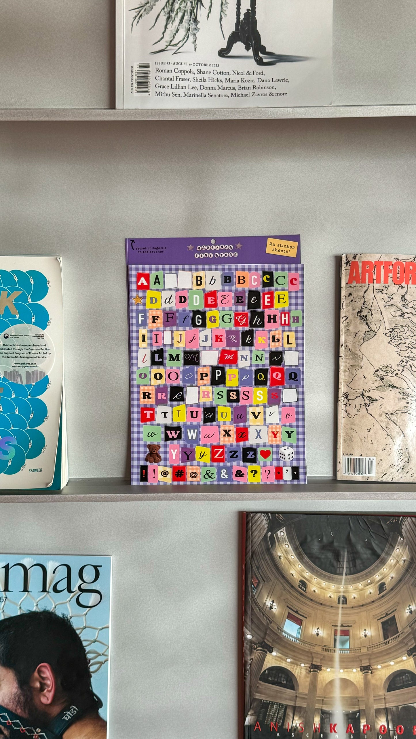 Jumbo Letter Stickers! (2 sheets)