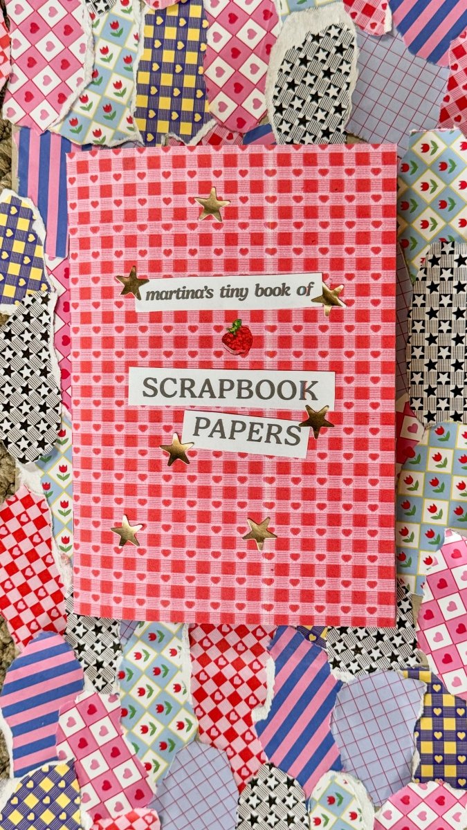 (Print At Home Version) Tiny Book of Scrapbooking Papers - Edition 1 - TINYSTORETINYSTOREDigital