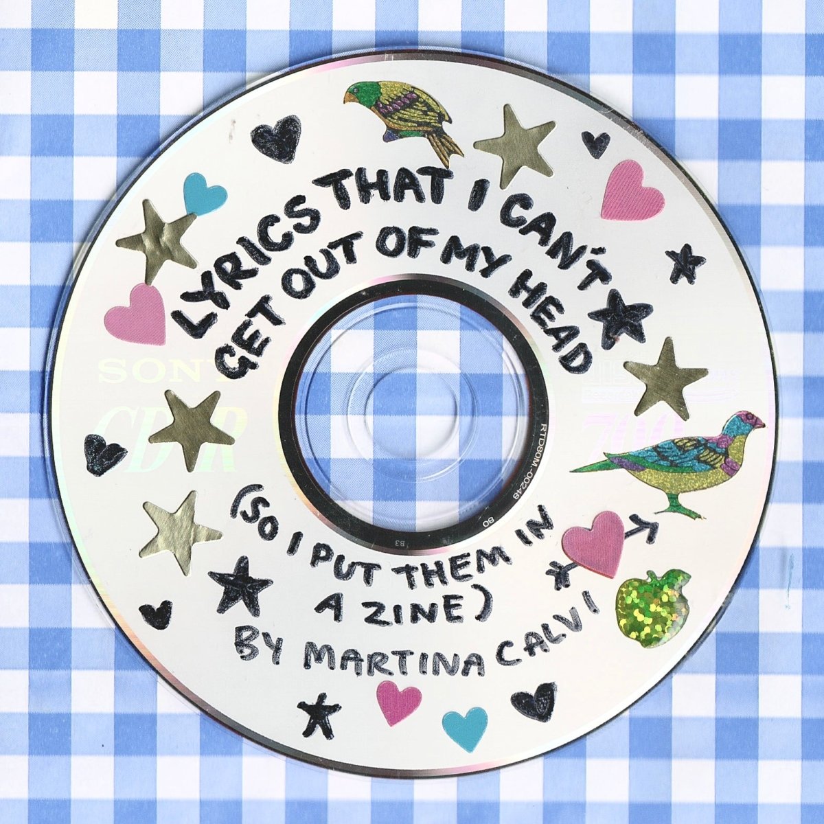 ZINE PREORDER ‘Lyrics I Can’t Get Out Of My Head Lately So I Put Them In A Zine’ - Martina's Tiny StoreMartina's Tiny Store