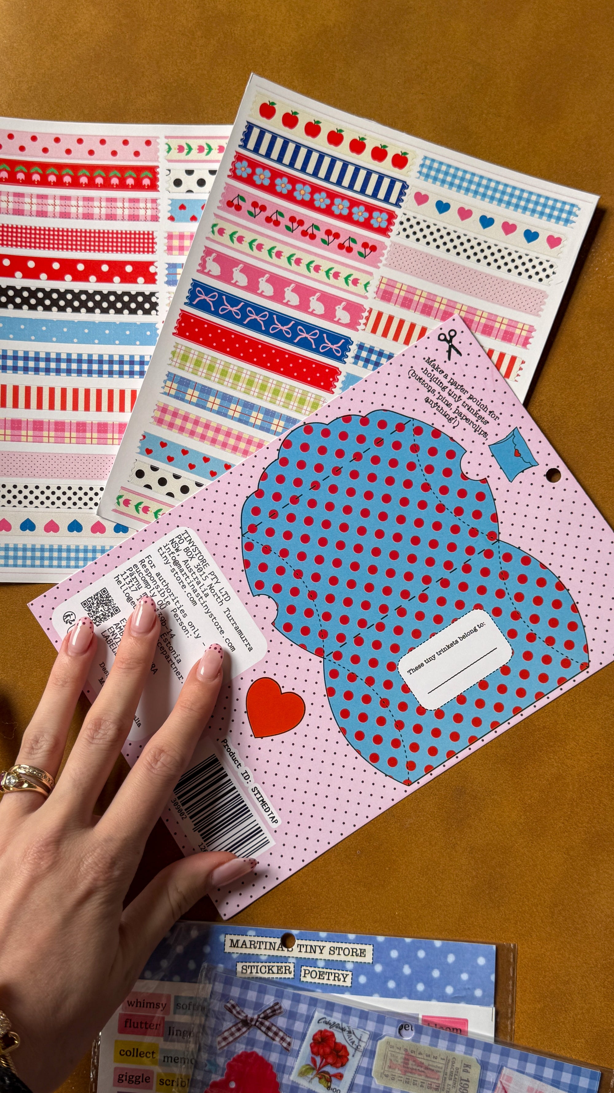 Tinytapes! 50+ tiny washi tape samplers
