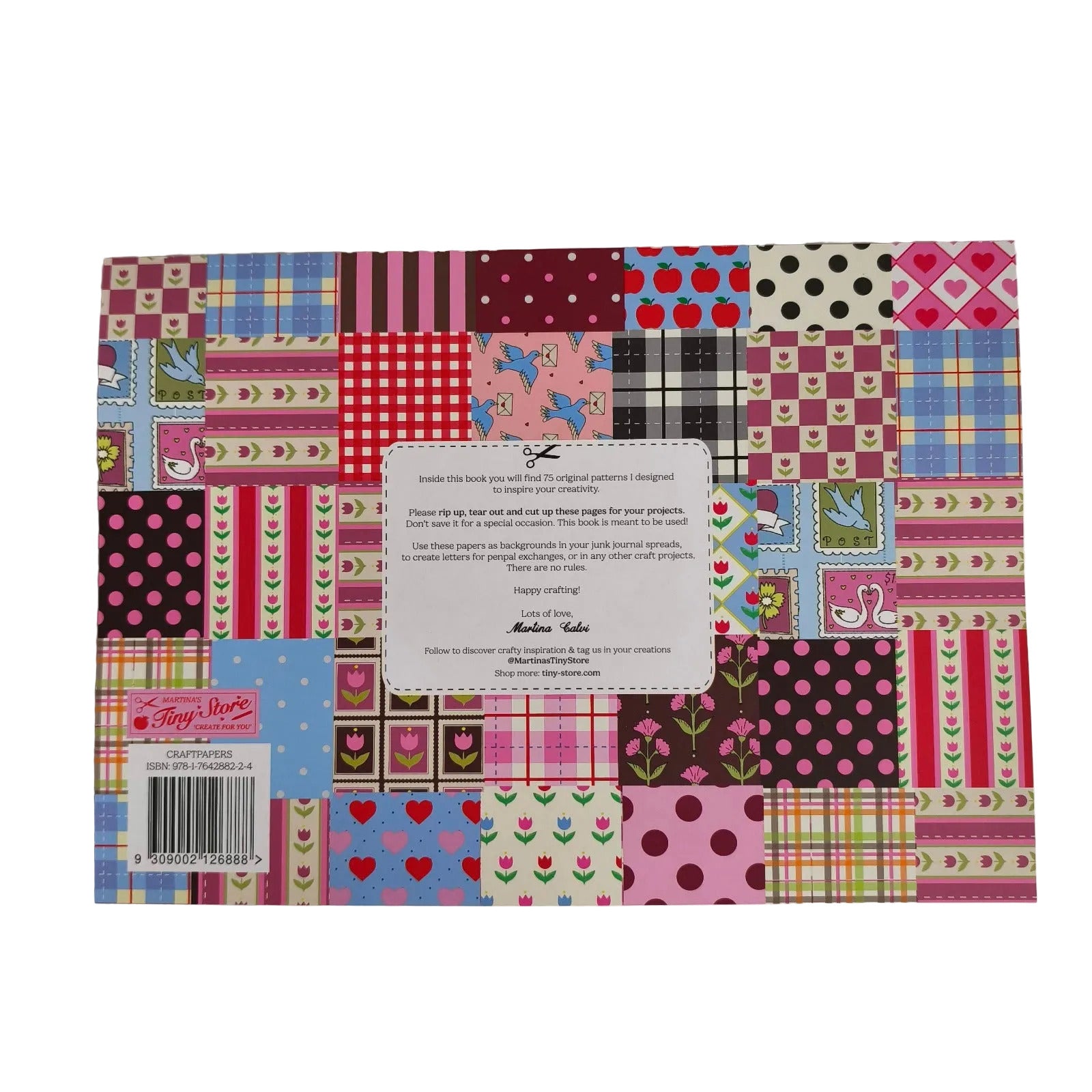 PREORDER: Martina’s BIG Book of Craft Paper (80+ patterns!)