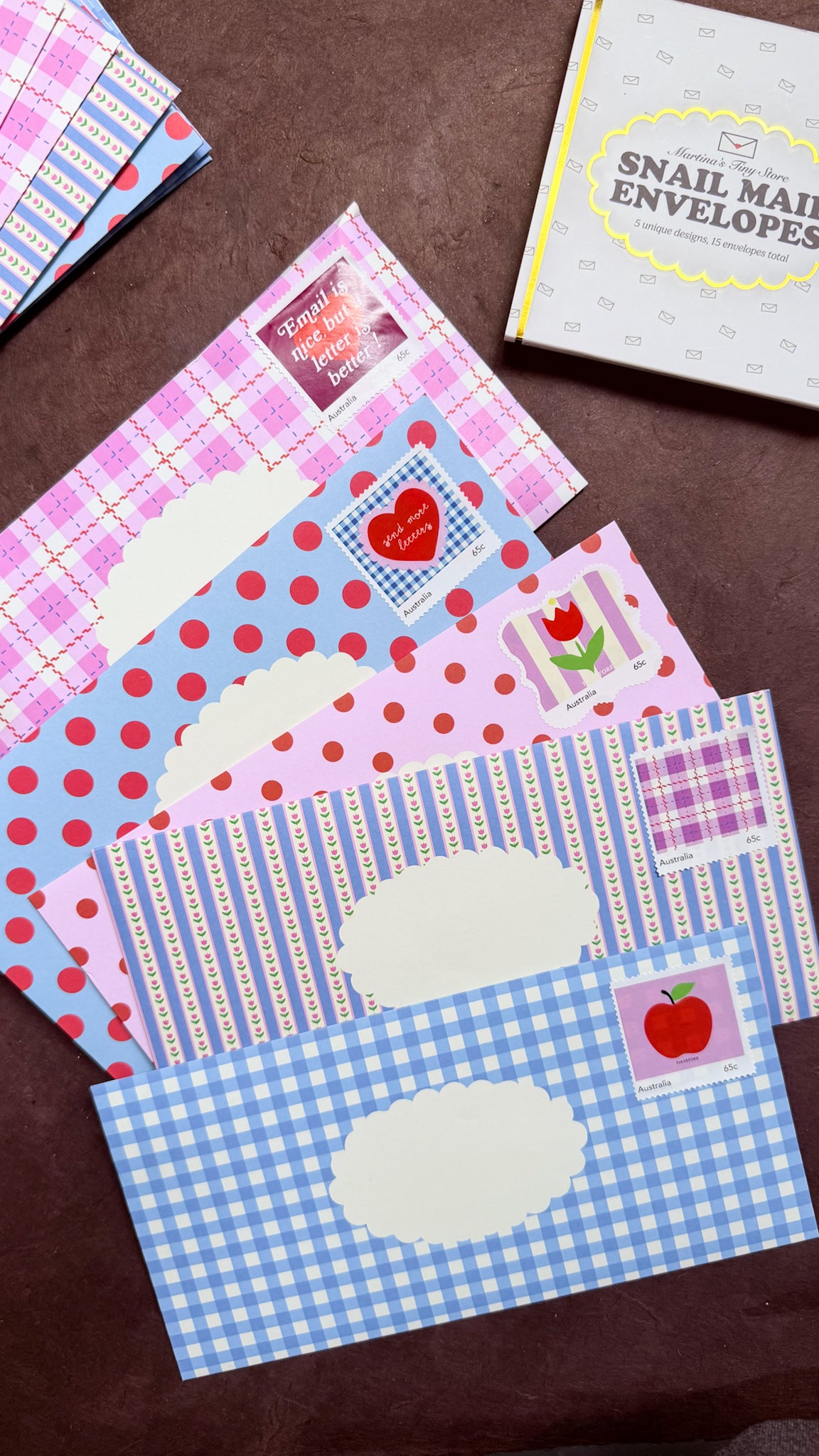 Just released: Snail Mail 15x Envelope Set