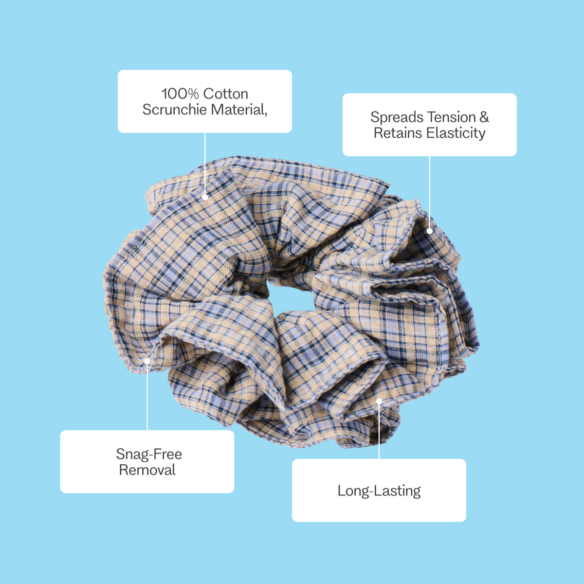 P.S. Plaid Scrunchie