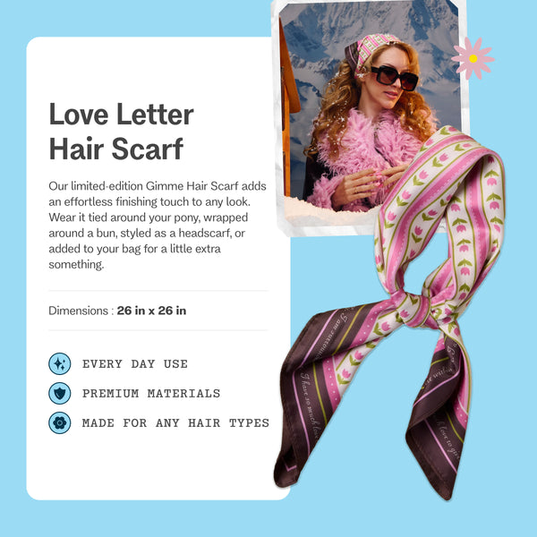 Love Letter Hair Scarf