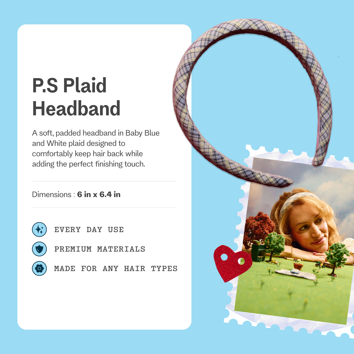 PS. Plaid Headband