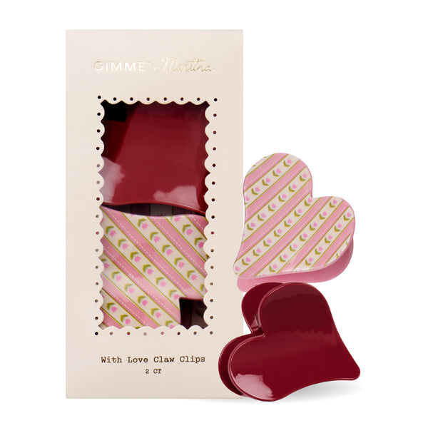 With Love Hair Clips
