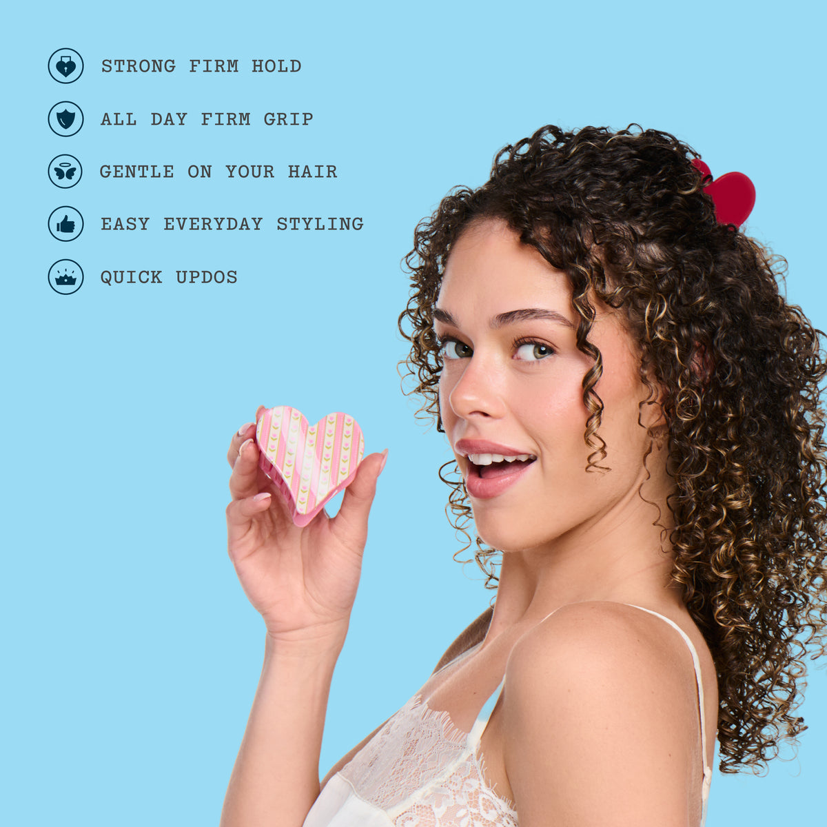 With Love Hair Clips