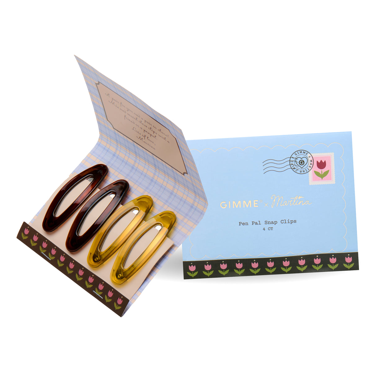 Pen Pal Barrettes