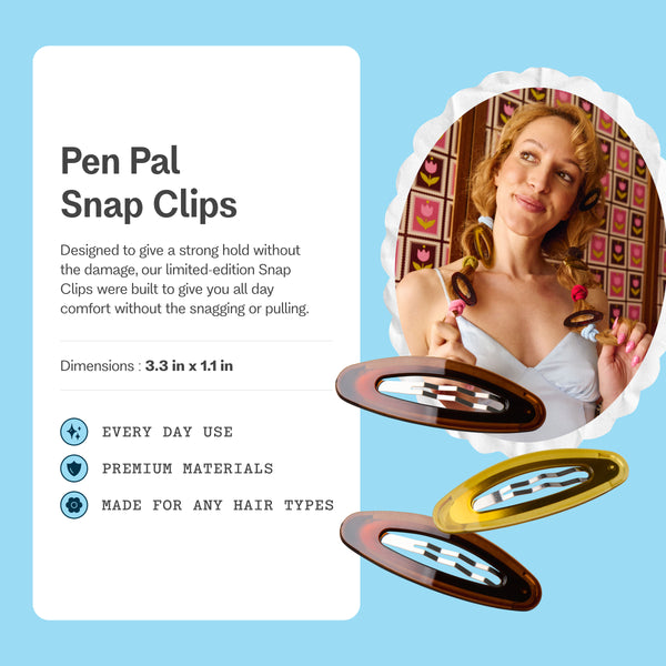 Pen Pal Barrettes