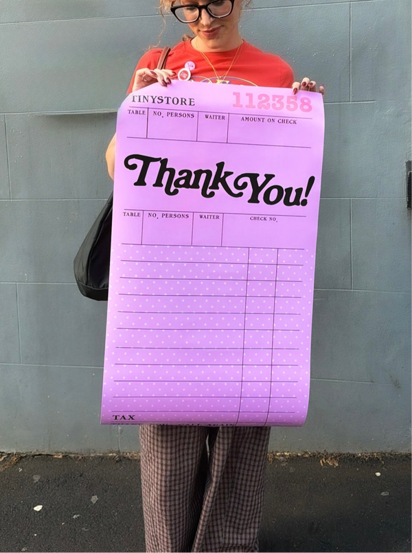 Print at Home JUMBO event cheque