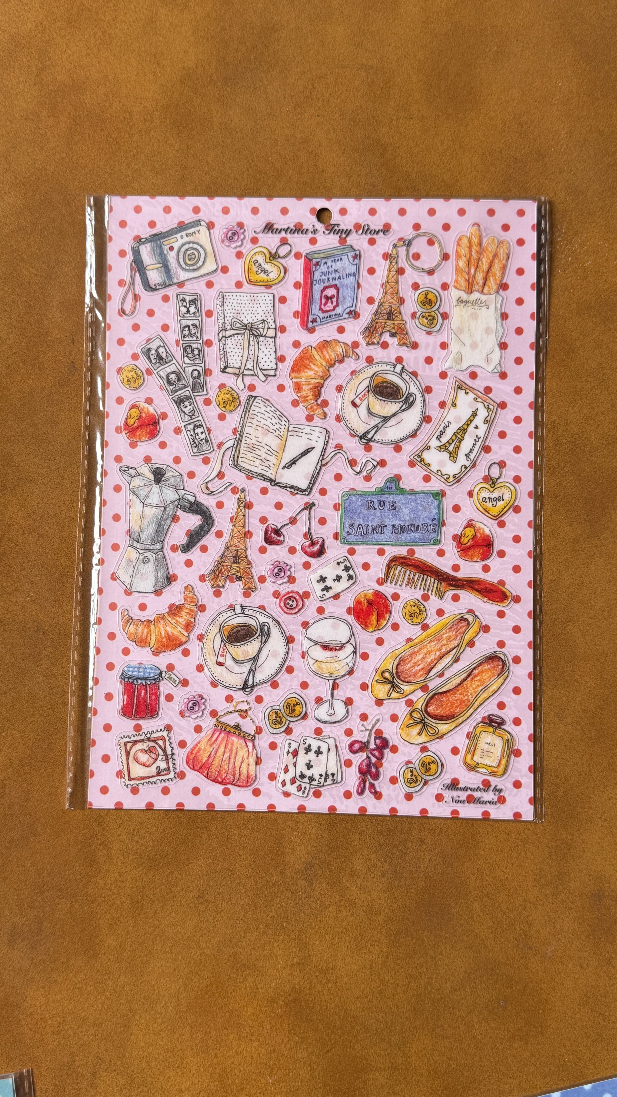 Special Edition Paris Stickers (illustrated by Noa Maria)