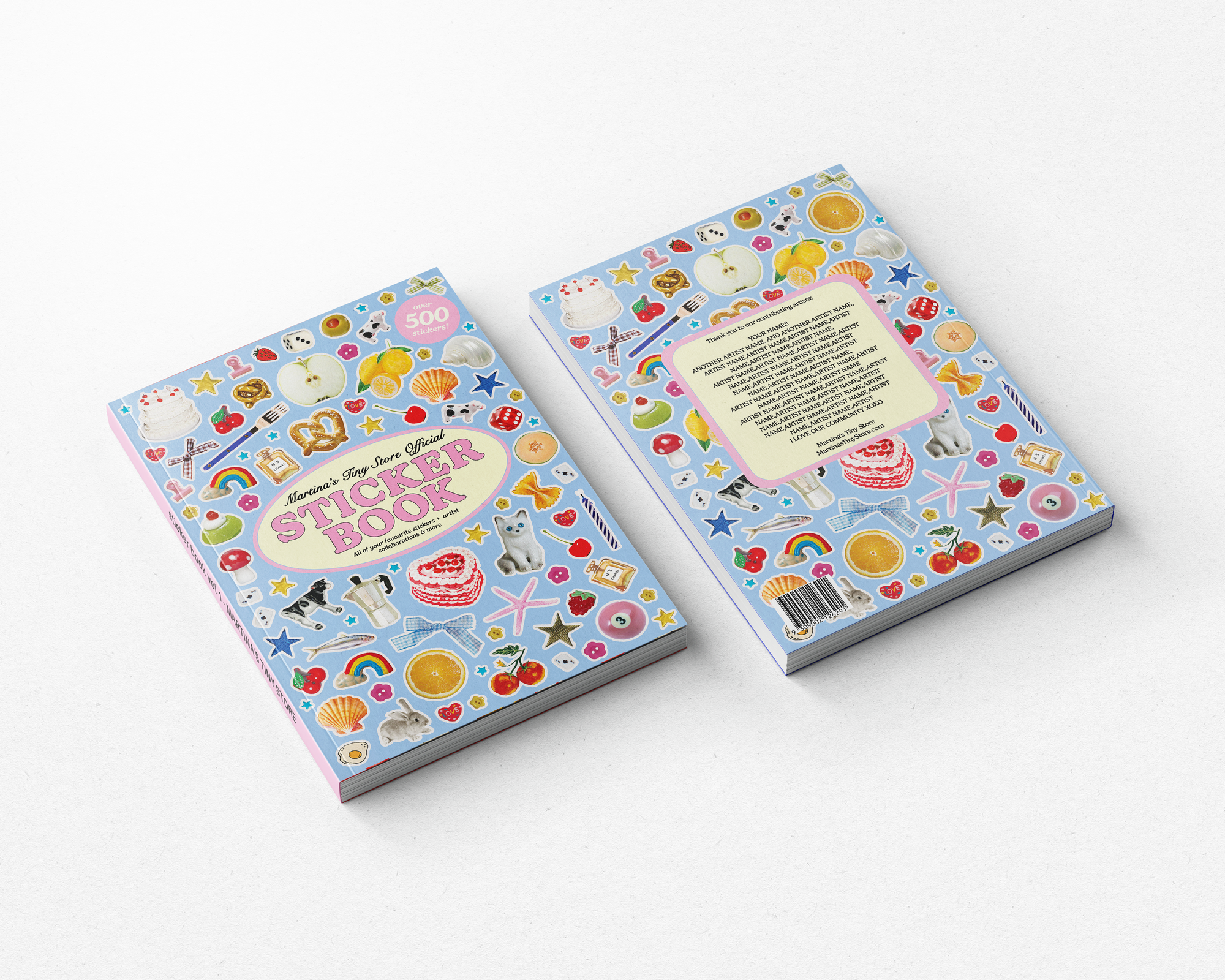 Offizielles STICKERBUCH Band 1 (2. Auflage, Versand Ende Juli 2025) Kleinere Seitenaktualisierungen + aktualisiertes Cover