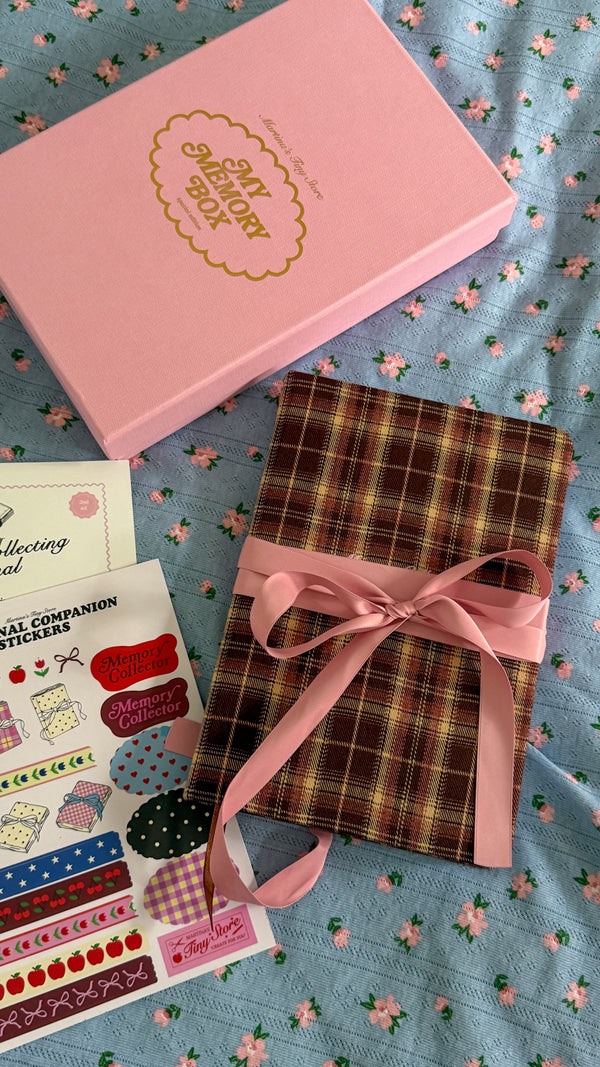 Restocking April: Plaid ‘Fawn’ Ribbon Journal