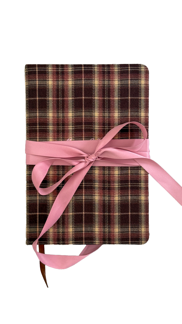 Restocking April: Plaid ‘Fawn’ Ribbon Journal