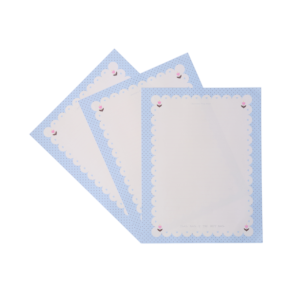 Letter Writing Pad- Blue