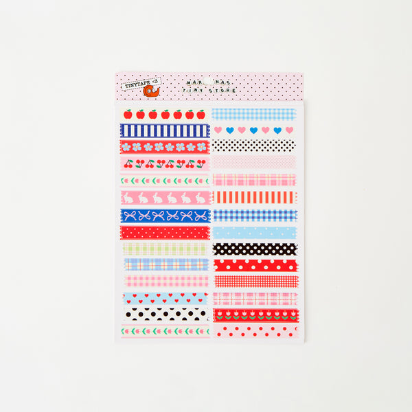 NEW Tinytapes! 50+ tiny washi tape samplers