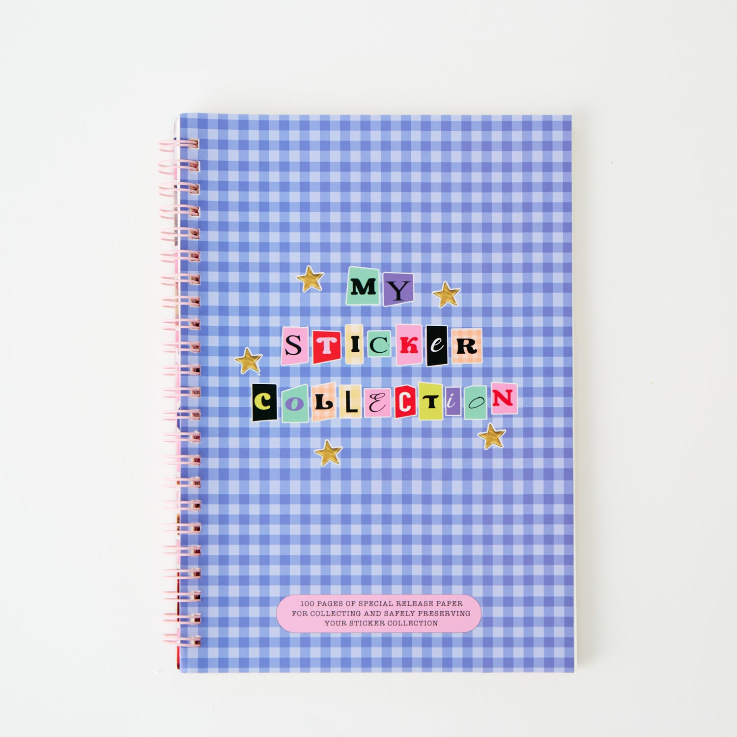 NEW: Sticker Collection Album- Reusable Release Book