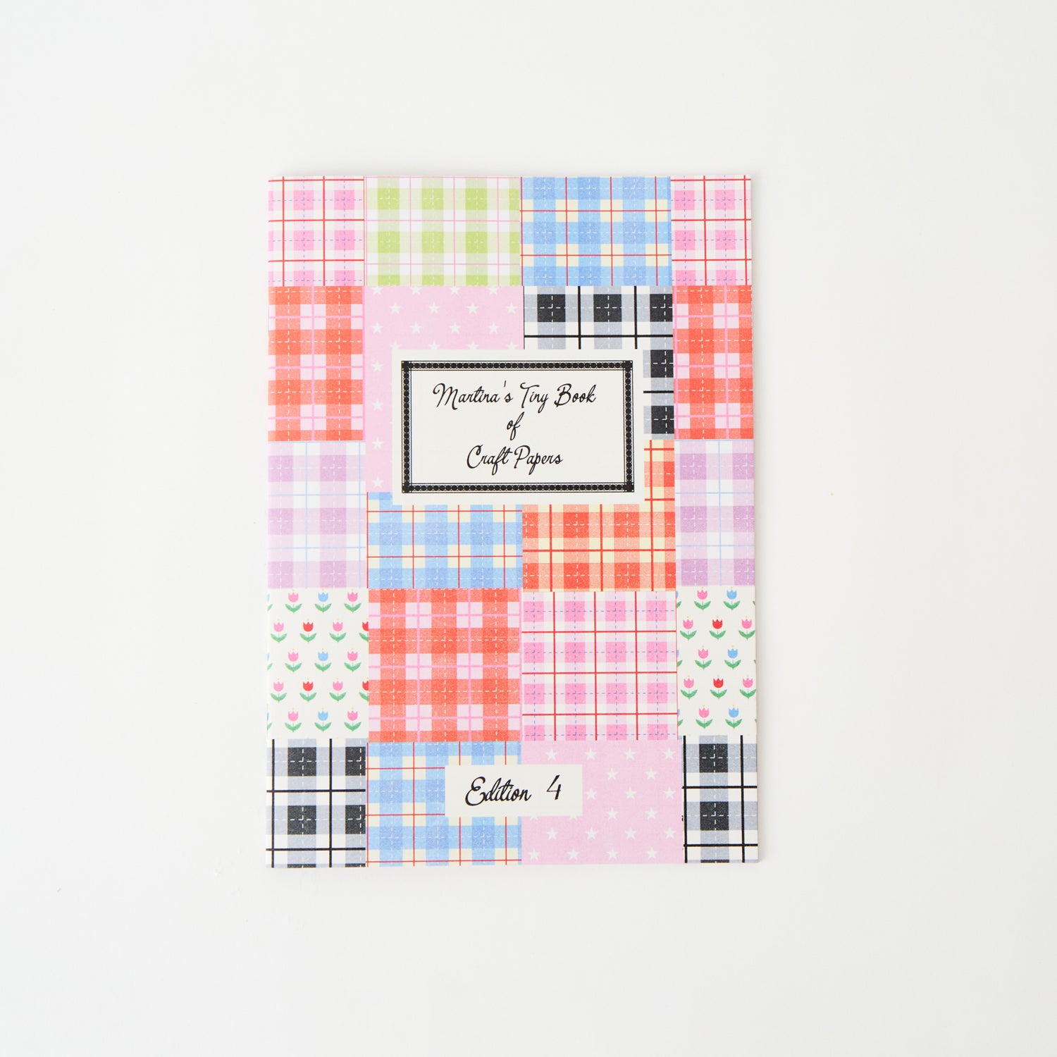 Just restocked: Martina’s Tiny Book of Scrapbooking Papers (Edition 4: Plaid & Stars!)