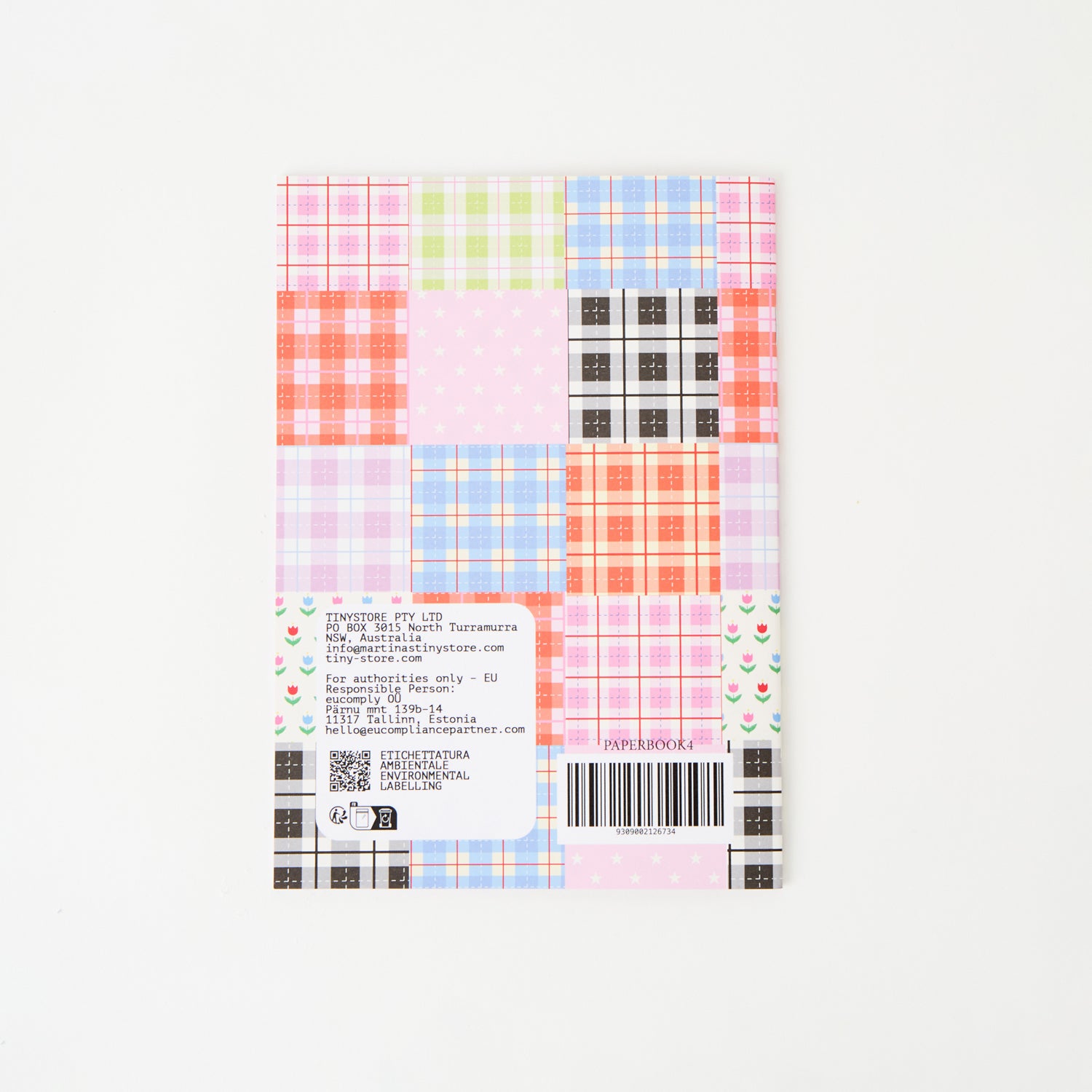 Martina’s Tiny Book of Scrapbooking Papers (Edition 4: Plaid & Stars!)