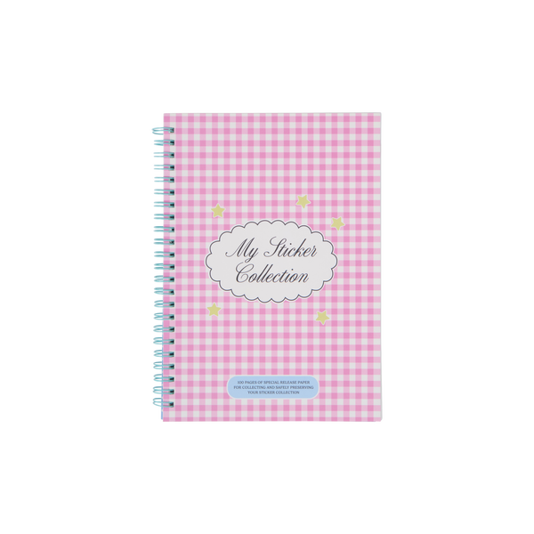 NEW: Sticker Collection Album- Reusable Release Book