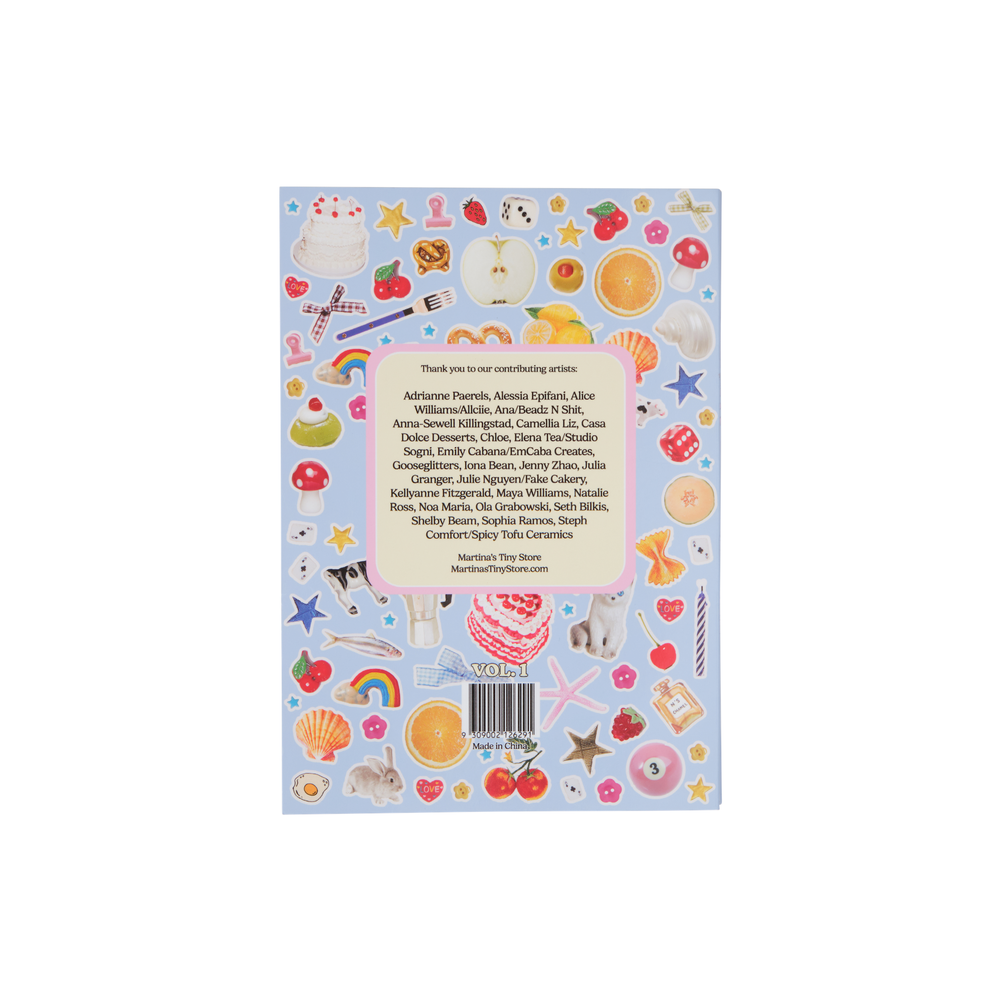 Livre d'autocollants officiel Vol. 1 (2e édition, expédition fin juillet 2025) Mises à jour mineures des pages + couverture mise à jour