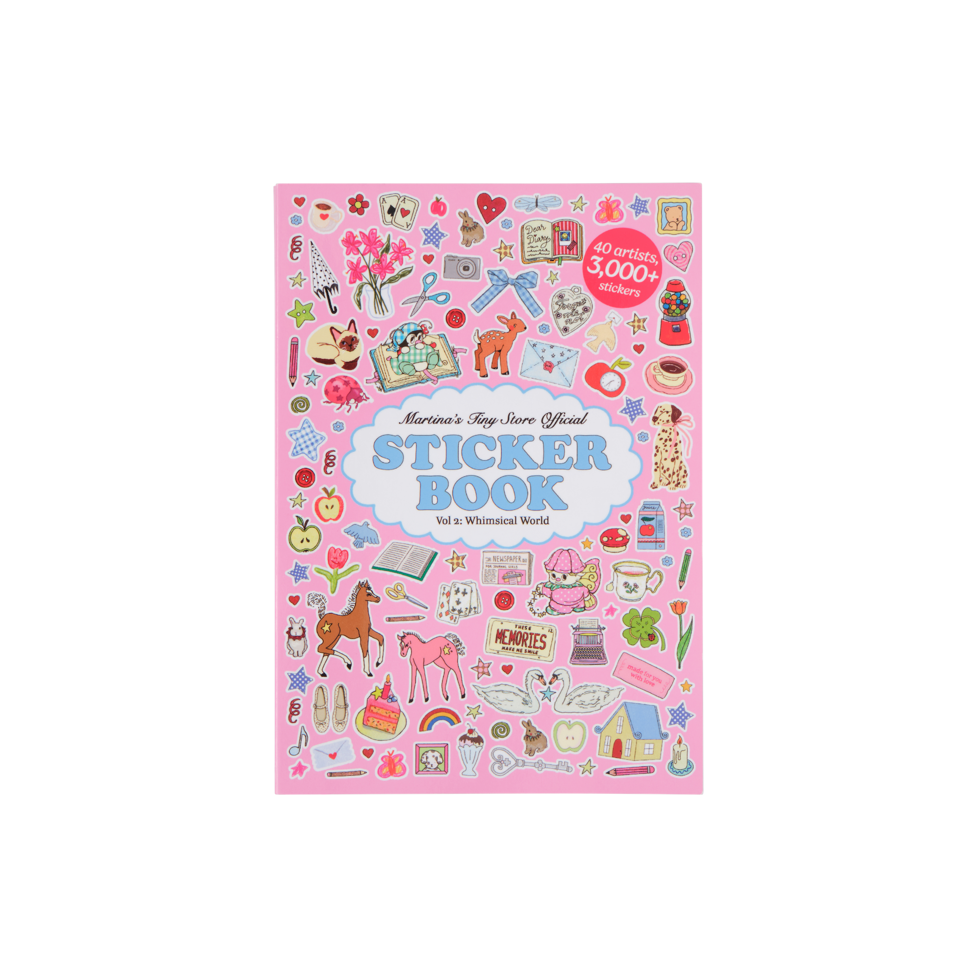 Livre d'autocollants officiel Vol. 1 (2e édition, expédition fin juillet 2025) Mises à jour mineures des pages + couverture mise à jour