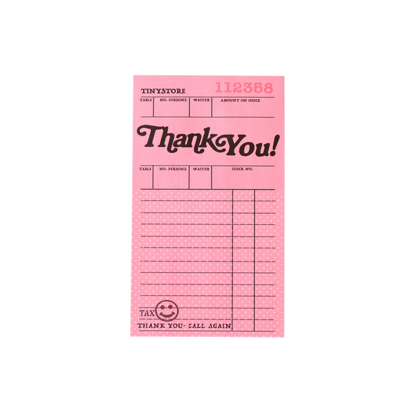 Carte de remerciement