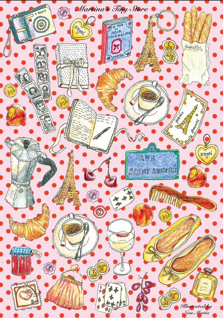 Special Edition Paris Stickers (illustrated by Noa Maria)
