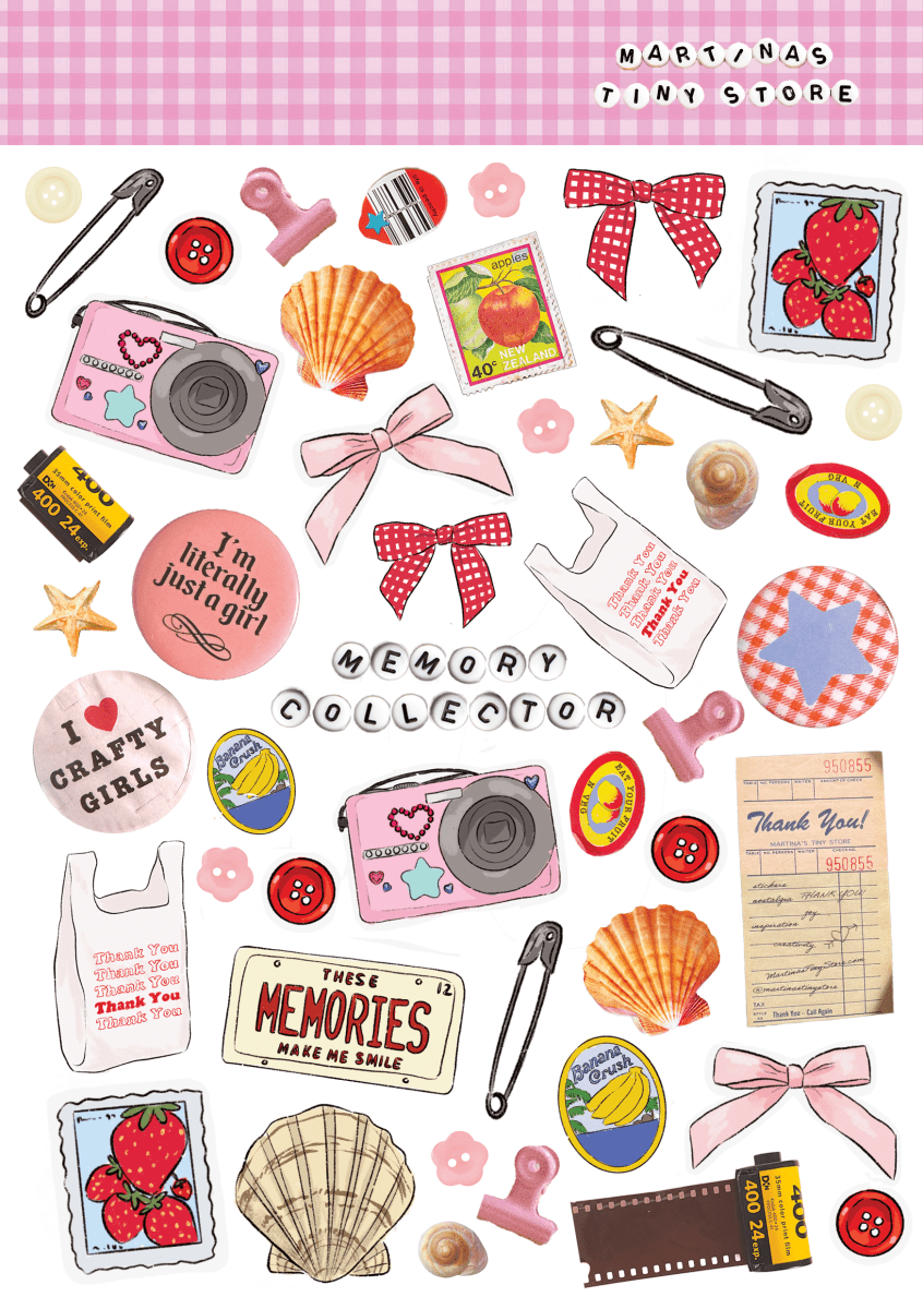 Art by Elowyn - Collab Stickers - TINYSTORETINYSTORETangible