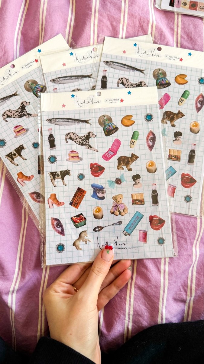 *just restocked* EXCLUSIVE COLLAB: Haricot Vert x Martina Calvi Collab Stickersheet - Martina's Tiny StoreMartina's Tiny Store