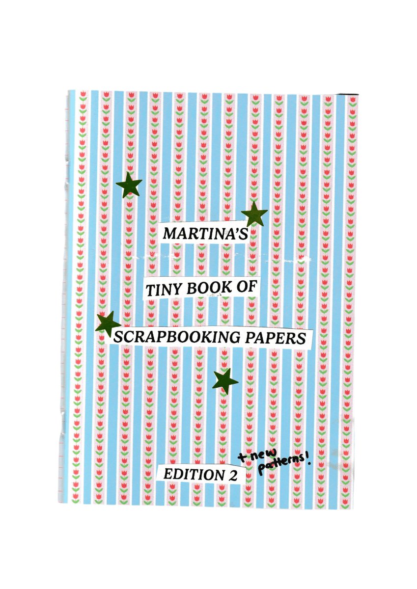 Martina’s Tiny Book of Scrapbooking Papers (Edition 2: NEW patterns!) - TINYSTORETINYSTORETangible