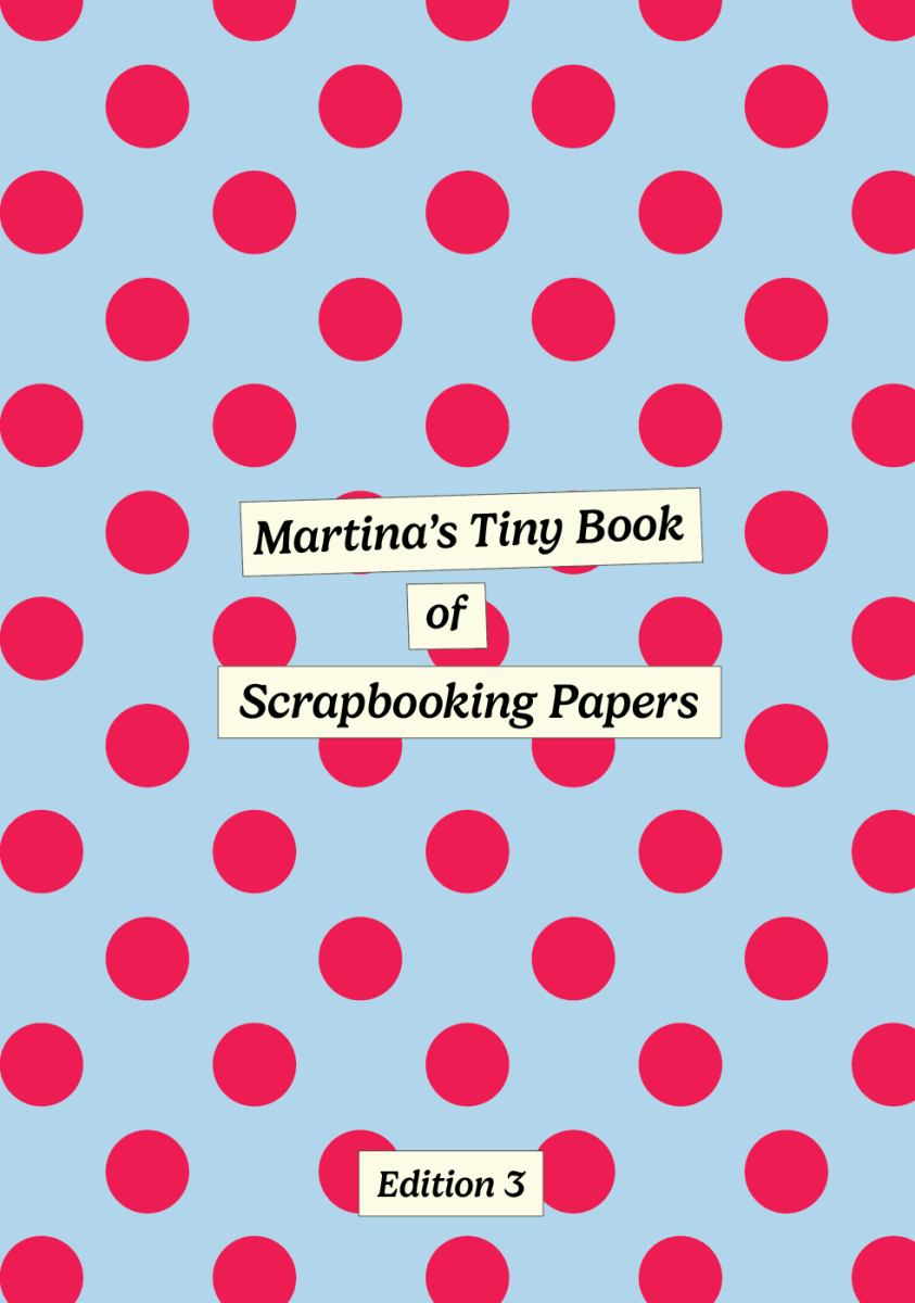 Martina’s Tiny Book of Scrapbooking Papers (Edition 3: Spots & Stripes!) - TINYSTORETINYSTORETangible
