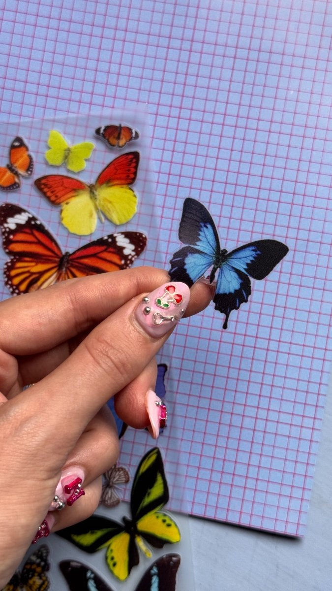 (NEW) Butterfly *Premium Transparent* Stickers - TINYSTORETINYSTORETangible