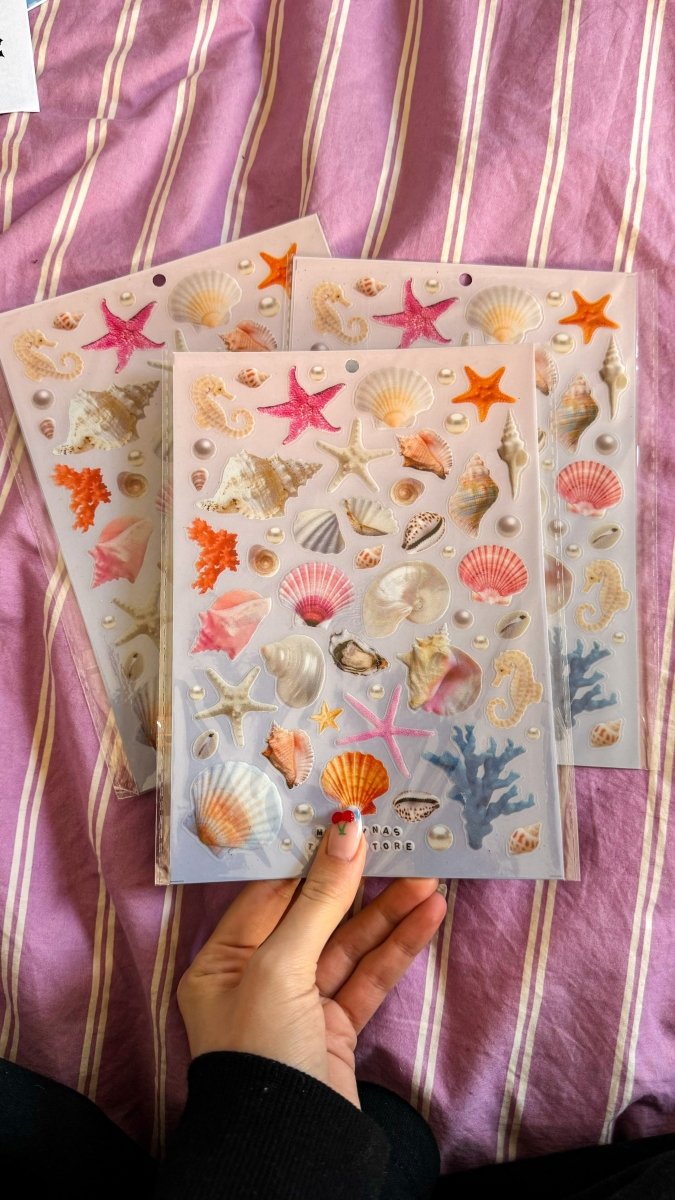 *NEW* Seashell Stickers - Martina's Tiny StoreMartina's Tiny Store