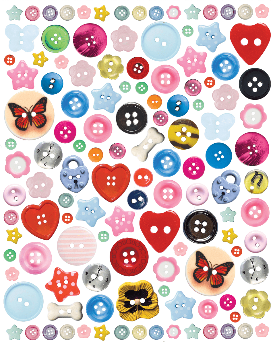 Print at Home Button Stickers - Digital File Only - TINYSTORETINYSTOREDigital