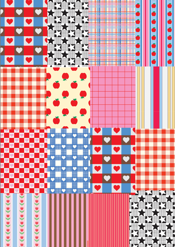 (Print at Home Version) Patterned Scrapbooking Papers - Edition 2 - TINYSTORETINYSTOREDigital