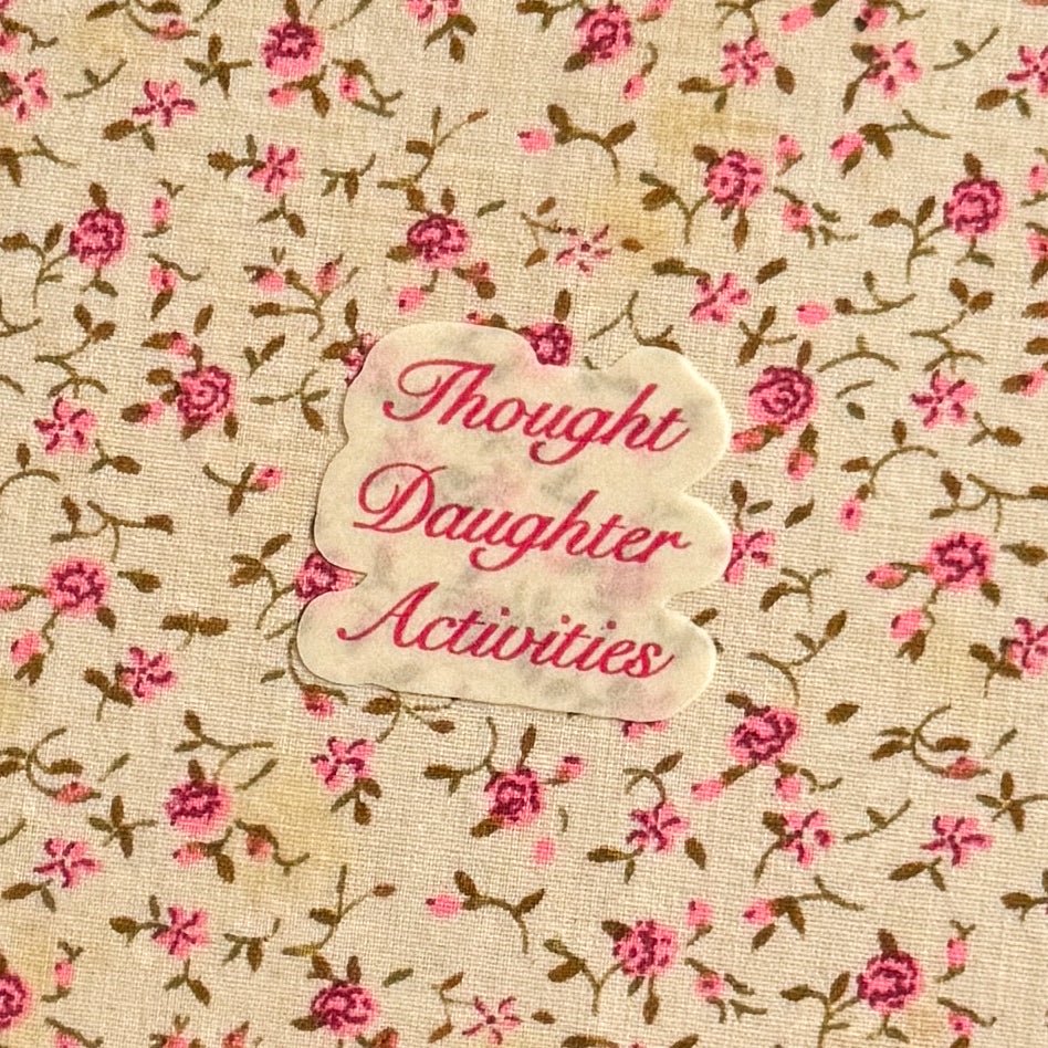 Thought Daughter Stickersheet (Limited Edition!) - TINYSTORETINYSTORETangible