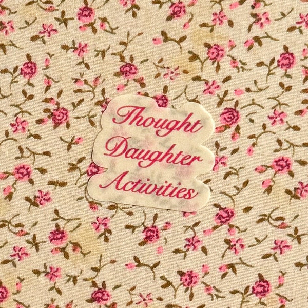 Thought Daughter Stickersheet (Limited Edition!) - TINYSTORETINYSTORETangible