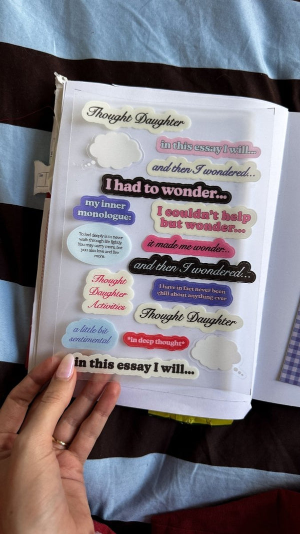 Thought Daughter Stickersheet (Limited Edition!) - TINYSTORETINYSTORETangible
