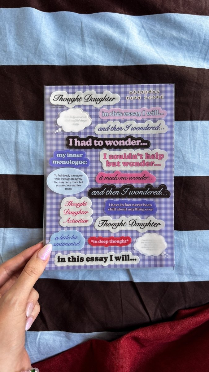 Thought Daughter Stickersheet (Limited Edition!) - TINYSTORETINYSTORETangible