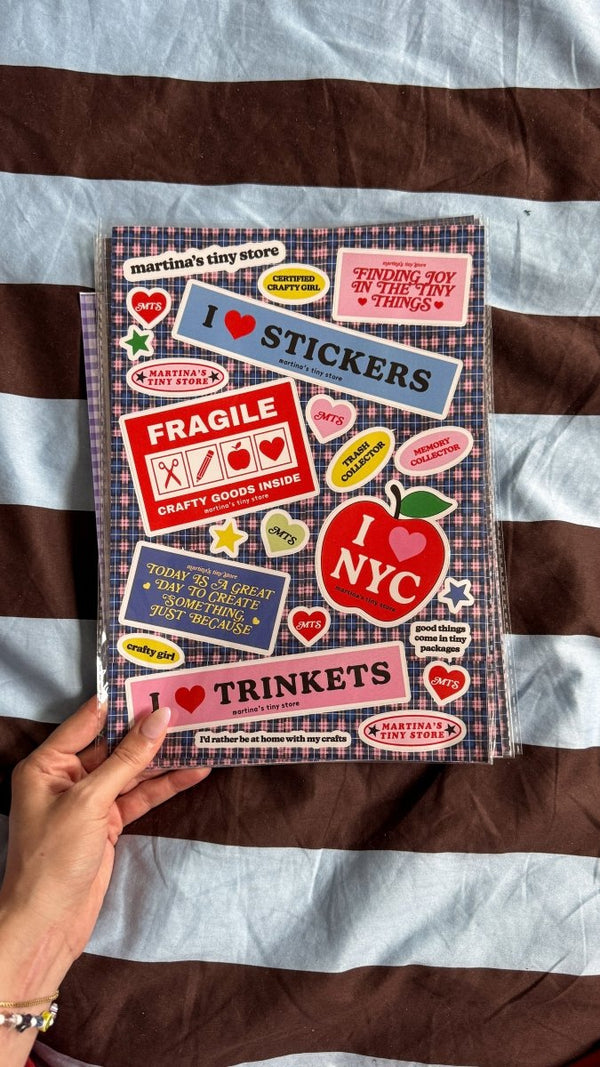 TINYSTORE Official Merch Stickers - TINYSTORETINYSTORETangible