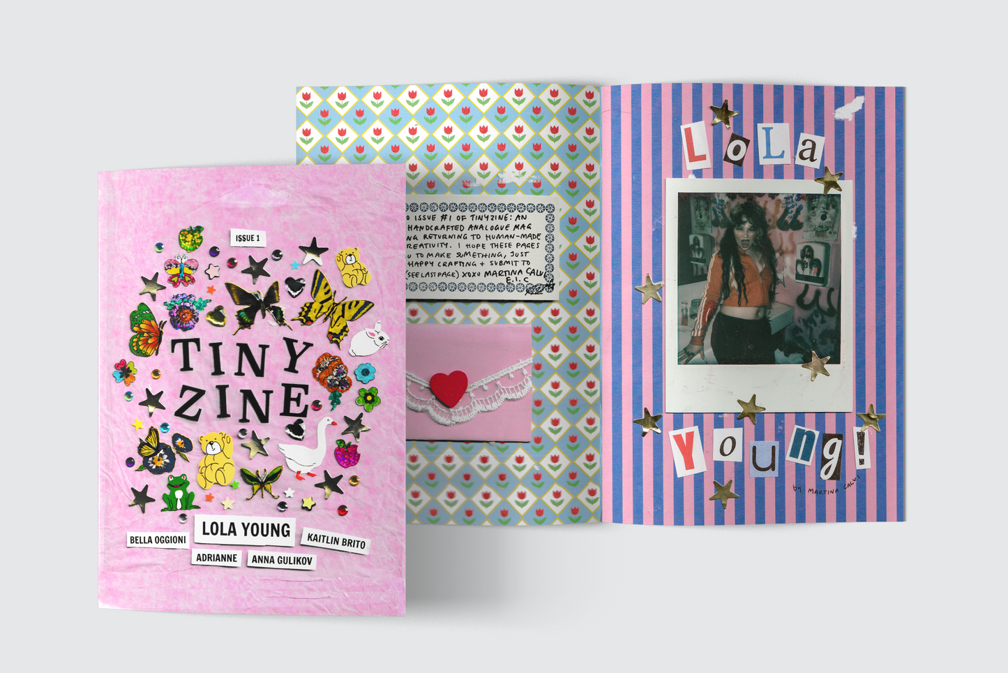 TINYZINE ISSUE #1: Ft. LOLA YOUNG, BELLA OGGIONI, KAITLIN BRITO & MORE