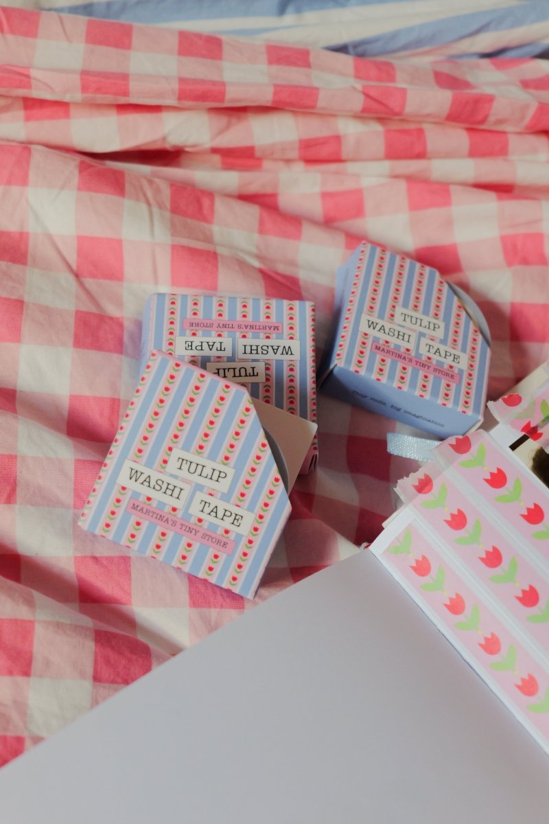 Tulips Washi Tape - TINYSTORETINYSTORETangible