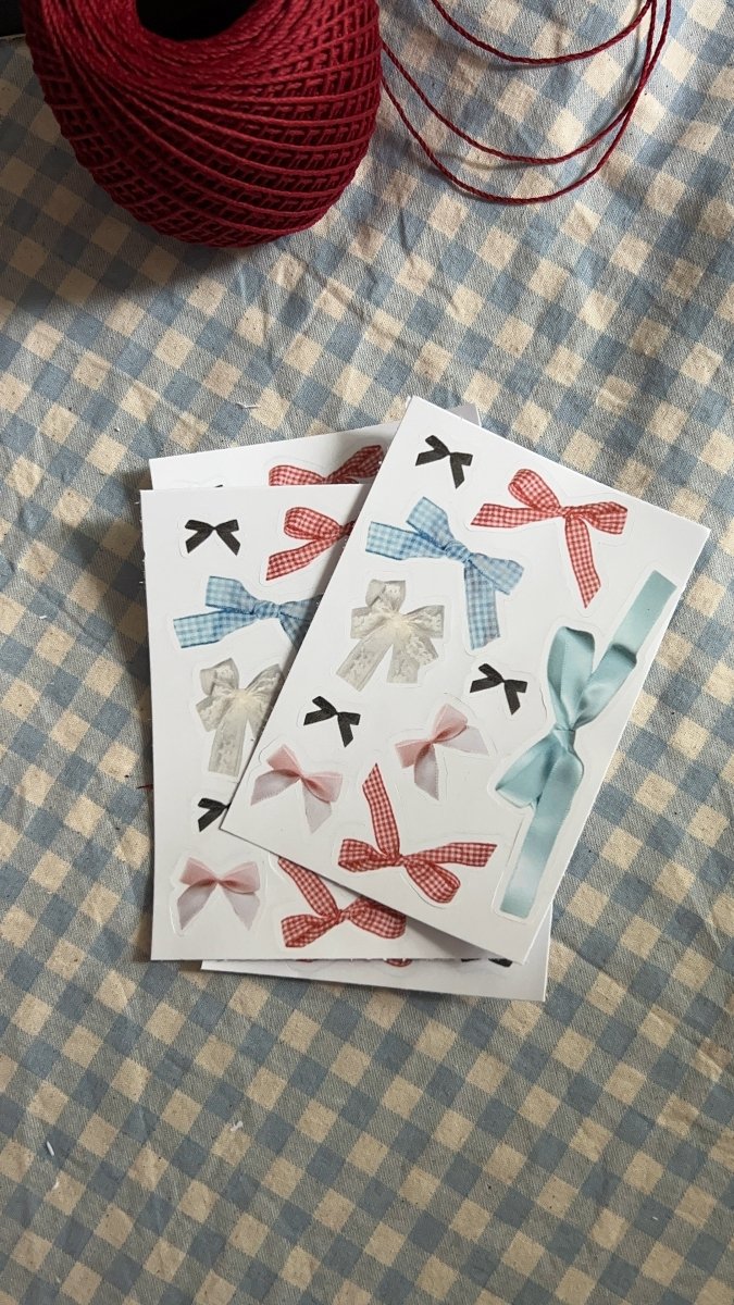 Mini Bow Stickers - Martina's Tiny StoreMartina's Tiny Store