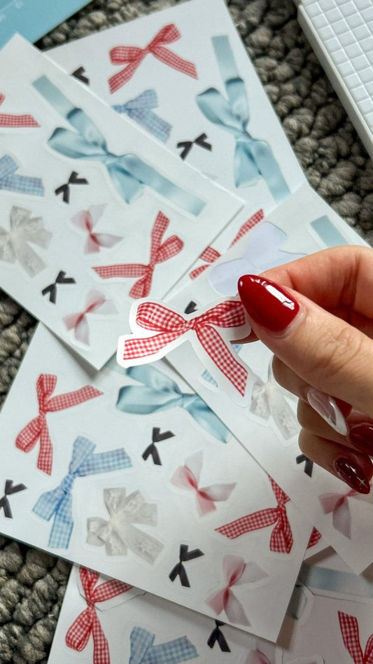 Mini Bow Stickers - Martina's Tiny StoreMartina's Tiny Store