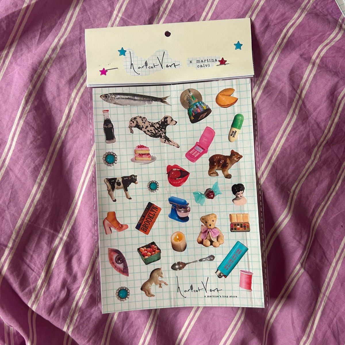 NEW: Haricot Vert x Martina Calvi Collab Stickersheet - Martina's Tiny StoreMartina's Tiny Store