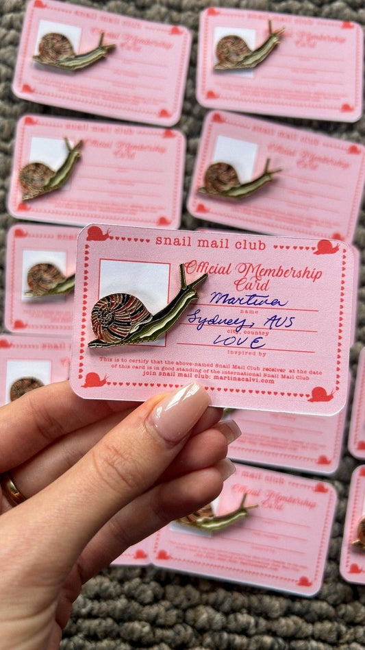 Snail Mail Pin - Martina's Tiny StoreMartina's Tiny Store